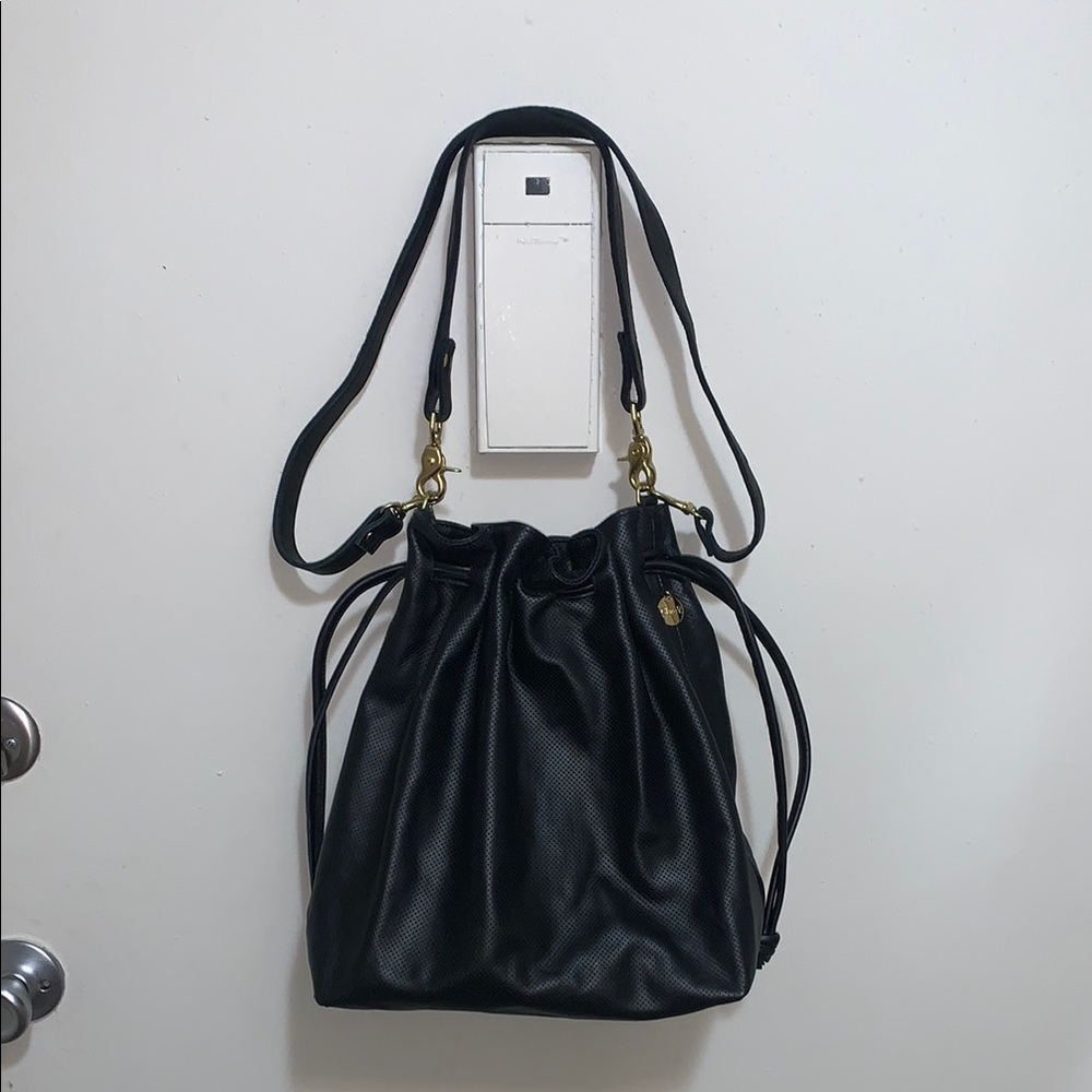 Clare V Black Henri Moyen Large bag